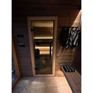 Patio L Plus 5-Person Outdoor Sauna | Leil Saunas
