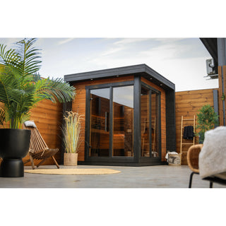 Patio S Outdoor Sauna 4-Person | Leil Saunas