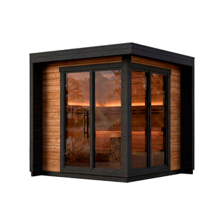 Patio S Outdoor Sauna 4-Person | Leil Saunas