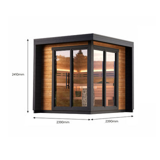 Patio S Outdoor Sauna 4-Person | Leil Saunas