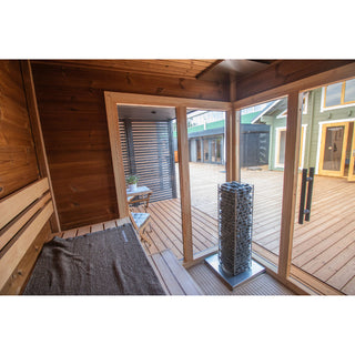 Patio S Plus 4-Person Outdoor Sauna | Leil Saunas