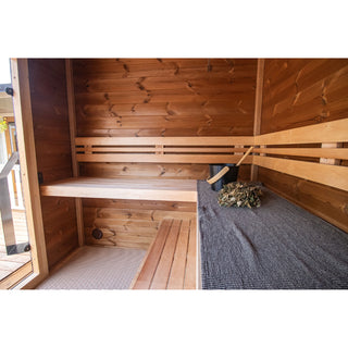 Patio S Plus 4-Person Outdoor Sauna | Leil Saunas