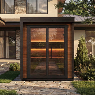 Patio XXS Outdoor Sauna 3-Person | Leil Saunas