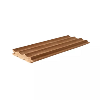 Heat-Treated Aspen Sauna Wood - Fluted Wall Paneling 1x4 T&G