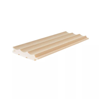 Aspen Sauna Wood - Fluted Wall Paneling 1x4 T&G