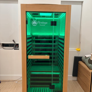 Lux IR Solo 1 Person Indoor Sauna | Heritage Sauna®