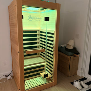 Lux IR Solo 1 Person Indoor Sauna | Heritage Sauna®
