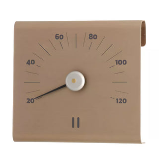 Champagne Aluminum Sauna Thermometer | Rento
