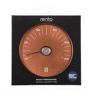 Rento Copper Aluminum Sauna Thermometer