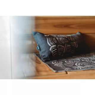 Rento Pino Sauna Pillow – Black (19.7″ x 8.7″)