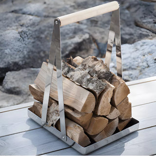 Rento Firewood Basket Stainless Steel | Rento