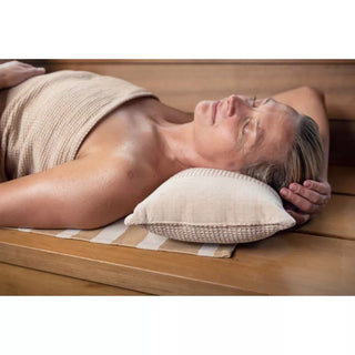 Rento Kenno Sauna Pillow – Beige (19.7″ x 8.7″)