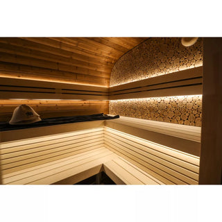 Round Cube 2.4 Double 5-Person Sauna | Leil Saunas