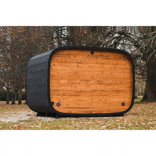 Round Cube 2.4 Double 5-Person Sauna | Leil Saunas