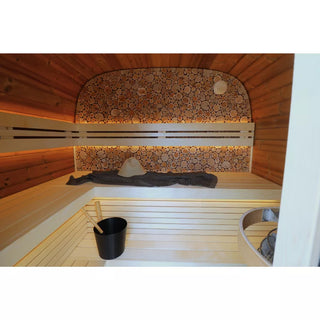 Round Cube Mini 2.0 Outdoor Sauna | Leil Saunas