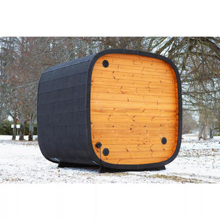 Round Cube Mini 2.0 Outdoor Sauna | Leil Saunas