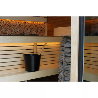Round Cube Mini 2.0 Outdoor Sauna | Leil Saunas