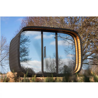 Round Cube Relax 6-Person Sauna | Leil Saunas