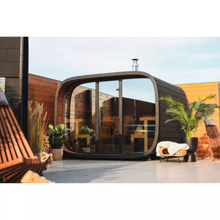 Round Cube 2.4 Single 6-8 Person Sauna | Leil Saunas