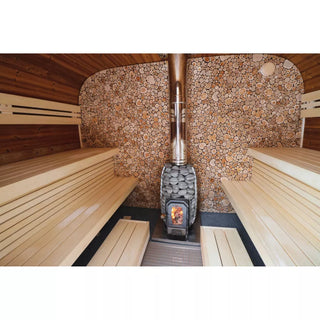 Round Cube 2.4 Single 6-8 Person Sauna | Leil Saunas