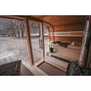 Round Cube 2.4 Single 6-8 Person Sauna | Leil Saunas