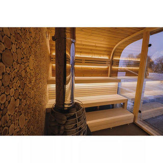Round Cube 2.4 Single 6-8 Person Sauna | Leil Saunas
