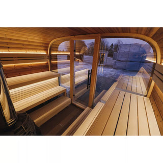 Round Cube 2.4 Single 6-8 Person Sauna | Leil Saunas
