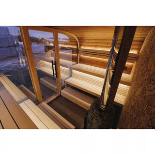 Round Cube 2.4 Single 6-8 Person Sauna | Leil Saunas
