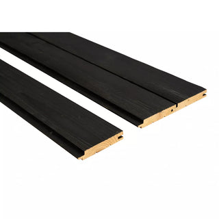 Thermo-Spruce STS4 Brushed Sauna Wood - Wall Paneling T&G 1x4