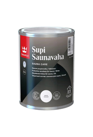 Supi White Sauna Wax 1 L | Tikkurila – The Sauna Place