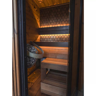 Viva 120 Outdoor Sauna 1-Person | Leil Saunas