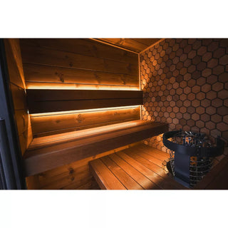Viva 180 Outdoor Sauna 2-3 Person | Leil Saunas