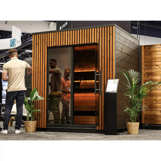 Viva 210 Outdoor Sauna 4-Person | Leil Saunas