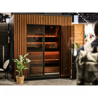 Viva 210 Outdoor Sauna 4-Person | Leil Saunas