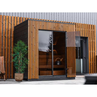 Viva 210 Outdoor Sauna 4-Person | Leil Saunas