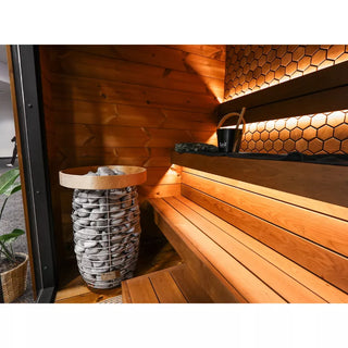 Viva 210 Outdoor Sauna 4-Person | Leil Saunas