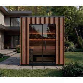 Viva 210 Outdoor Sauna 4-Person | Leil Saunas