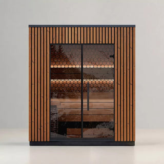 Viva 210 Outdoor Sauna 4-Person | Leil Saunas