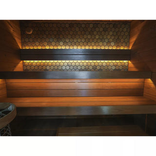Viva 250 Outdoor Sauna 5-Person | Leil Saunas