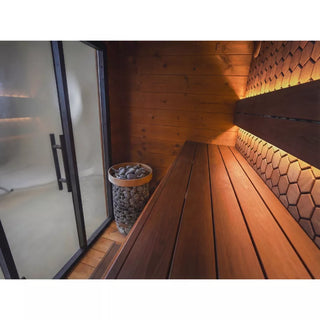Viva 250 Outdoor Sauna 5-Person | Leil Saunas