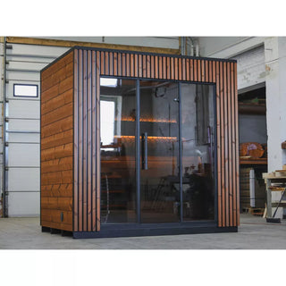 Viva 250 Outdoor Sauna 5-Person | Leil Saunas