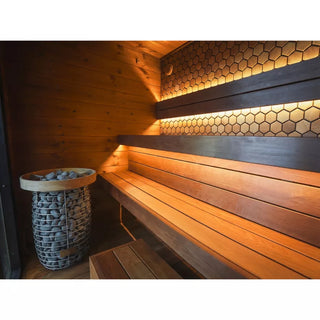 Viva 250 Outdoor Sauna 5-Person | Leil Saunas