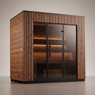 Viva 250 Outdoor Sauna 5-Person | Leil Saunas