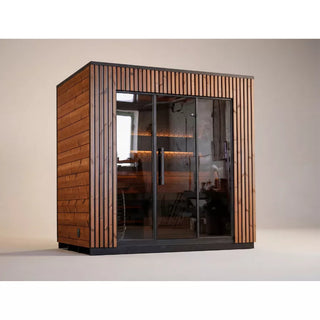 Viva 250 Outdoor Sauna 5-Person | Leil Saunas