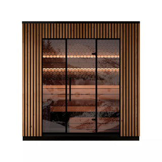 Leil Saunas Viva 250 5-Person Outdoor Sauna Kit