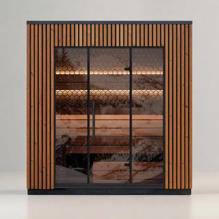 Viva 250 Outdoor Sauna 5-Person | Leil Saunas