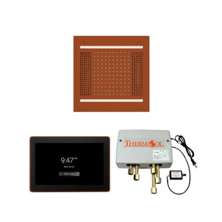 ThermaSol Wellness Shower Package - HydroVive 14 Rainhead + ThermaTouch2 15 Control + Digital Shower Valve