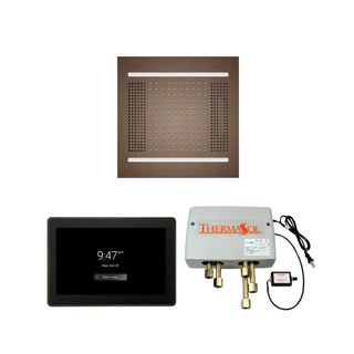 ThermaSol Wellness Shower Package - HydroVive 14 Rainhead + ThermaTouch2 15 Control + Digital Shower Valve