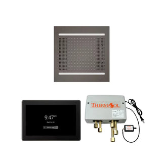 ThermaSol Wellness Shower Package - HydroVive 14 Rainhead + ThermaTouch2 15 Control + Digital Shower Valve