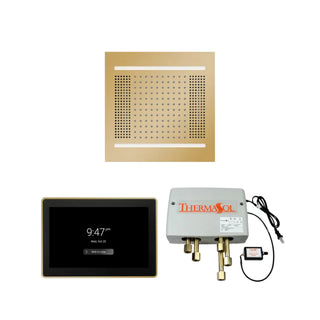 ThermaSol Wellness Shower Package - HydroVive 14 Rainhead + ThermaTouch2 15 Control + Digital Shower Valve